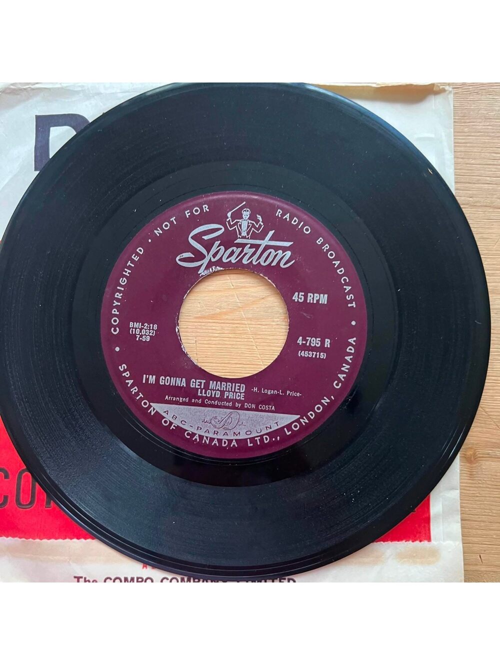 Lloyd Price - I'm gonna get Married/Three Little Pigs 45rpm VG+ R89